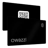 Smartcard black - Digitale Visitenkarte mit QR-Code (Profil) NFC