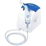 Beurer Inhalator IH 26 und Nasenspülung mit Kompressor, Inhalationsgerät zur Behandlung von Atemwegserkrankungen wie Erkältungen und Bronchitis, White, 1 Stück (1er Pack)