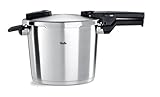 Fissler Vitaquick Premium/Schnellkochtopf (6 L, Ø 22 cm) Edelstahl-Dampfkochtopf, 2-Garstufen, Made in Germany - Induktion