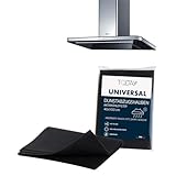 Today – Universeller Aktivkohlefilter für Dunstabzugshauben 40x100 cm – Zuschneidbar, Geruchsneutralisierend, Fett- und Feuchtigkeitsabsorbierend – Selbstverlöschend – Made in Italy