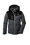 killtec Jungen Steppjacke/Winterjacke mit Kapuze KOW 376 BYS QLTD JCKT, anthrazit melange, 116, 42212-000