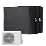 Klimaanlagen-Abdeckung Für Außengeräte Winter - Fenster-Klimagerät Abdeckung Wasserdicht | Mit Verstellbaren Schnallen Isolierte Schutzabdeckung Für Zentral Kondensator