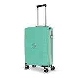 Travelite Hartschalen Handgepäck Koffer, 4 Rollen, ORBITA, Bordtrolley mit bruchsicherer Schale und praktischer Inneneinteilung, TSA Schloss, 55 cm, 37 Liter