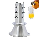 Lemon Press Press Press-Manual Citrus Press | Zitronenpresse aus Edelstahl | Manuelle Zitronenpresse | Orange Handheld-Küchen-Gadget für größere, jüngere ,