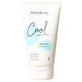 HelloBody COOL After Sun Bodylotion – Beruhigende Aloe Vera & Natriumhyaluronat – Feuchtigkeitsspendend & Bräunungsverlängernd – Kühlt bei Sonnenbrand – Hochwertige After Sun Lotion