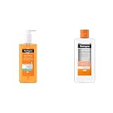 Neutrogena Anti-Pickel Gesichtsreinigung, Tägliches Waschgel mit Salicylsäure für unreine Haut, ölfrei, 200ml & Anti-Mitesser Gesichtswasser, öl-und silikonfrei, 200ml