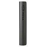 MIIGA Premium Yogamatte aus Naturkautschuk Gymnastikmatte Fitnessmatte für Yoga Pilates Meditation Fitness Dehnübungen Workout Kraftsport rutschfest schweißresistent flexibel 185 x 68 cm (Grau)