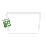 BRILONER - LED Deckenleuchte Effizienzklasse A, ca. 50.000h Licht, 11W bei 2400lm, LED Panel flach, helle energiesparende Deckenlampe Wohnzimmer, Küchenlampe, Wohnzimmerlampe 29x29x3 cm, Weiß