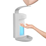 Desinfektionsmittelspender 500ML, Seifenspender Wand, Desinfektionsspender, Ellenbogenpresse Eurospender Mit Tropfschale, Wandspender Aus Kunststoff, Mehrweg Seifenspender Für Küchen, Bad, Schule