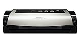 Tefal VT256070 Vacupack Plus Folienschweißgerät, Edelstahl, Grau