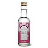 Classic Ayurveda Bio Rosenwasser - 250 ml – Rosenwasser für Lebensmittel, ideal zum Backen, Kochen & verfeinern von Süßspeisen, Glasflasche