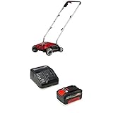 Einhell Akku-Vertikutierer GC-SC 18/28 Li Power X-Change (18 V, Brushless, 28 cm Messerwalze, 3-stufige Arbeitstiefeneinstellung, inkl. 4,0 Ah Akku und Ladegerät)