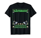 Rentner Gästebuch Garten Gärtner Pension Kollege Rente 2026 T-Shirt