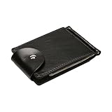 Garneck Praktische Herren Geldbörse mit RFID Schutz Multifunktionale Clutch für Führerschein Karten und Geld Elegantes Design Schwarz für Alltag und Besondere Anlässe
