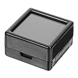 Beavorty 20Stücke Romantischer Ringkoffer mit Flip Lid Schwammschmuck Organizer für Verlobung Hochzeit Besondere Anlässe Hochwertiges Material