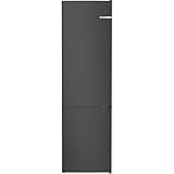 Bosch KGN392XCF Serie 4, Kombi-Kühlschrank freistehend, Total No Frost, VitaFresh XXL: Extra großer Platz für Ihre frischen Lebensmittel, PerfectFit, LED-Licht, Stahl, 203 x 60 cm