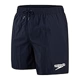 Speedo Herren-Badehose, 40,6 cm, schnell trocknend, bequeme Passform, klassischer Stil, Kordelzug in der Taille, Marineblau, Größe XXL