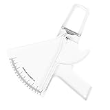 SOLUSTRE Körperfettmessgerät Mit Kaliper Präziser Fitness-rechner Für Männer Und Frauen Weiß Robustes Design Für Exakte Messungen Aller Körperpartien Zur Gesundheitsüberwachung Und