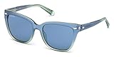 Swarovski Unisex SK017592V Sunglasses, Blue/Other/Blue, 55