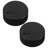 LALADEFIEE 2 Stück 2 Stück Aluminium Potentiometer Drehknöpfe 32X13mm Lautstärkereglerknöpfe aus Aluminiumlegierung Ersatz für Gitarren und Bass Audiozubehör