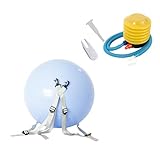 Trufolxiaz Somersaults Hilfsmittel Fitness Yoga Mit Schultergurt Explosionssicherer Übungsball Rückflip Trainingsausrüstung Verdickte Aufblasbare Explosionssichere Übungskugel