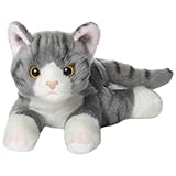 Bearington Lil' Socks Kleines Plüschtier mit Katze, 20,3 cm