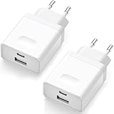 USB C Ladegerät, USBC Adapter Netzteil 20W für iPhone 15 14 13 12 11 Pro Max SE XS XR 8 Plus,Samsung Galaxy S23/S22/S21,Schnellladegerät USB Stecker Mehrfach Charger Handy Ladestecker Wufuera