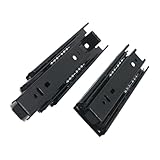Kugelgelagerte Schubladenschienen 2 Stück Kugelgelagerte Teleskopauszüge 15cm Seitenmontage für Schublade Schrank Möbel Zuhause