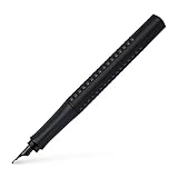 Faber-Castell 140960 - Füller Grip Edition, Federbreite M, All Black, 1 Stück