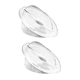 TOGEVAL 2 Stück Elektrischer Pfeffermühlen abdeckungen Transparente Schutzkappen für Pfeffer Salzmühlen Einfache Montage Staubdicht Ersatzdeckel für Elektrische Gewürzmühlen