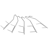 RK RÄUCHER KÖNIG 5 Stück - Deluxe-Räucherhaken, 15 cm - Stahl, verzinkt