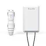 WAVLINK PtP/PtMP WLAN Bridge 2.4GHz 300Mbit/s, 1,5 km Point to Point WLAN Bridge, 100 m aktiv/passiv PoE, 2 eingebaute Richtantennen, wetterfestes Gehäuse