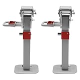 2 Stück Wagenheber aus Stahl, Offroad Wagenheber Arbeitssparender Heber bis 2000 kg max. Rasentraktor Zubehör Autolift Offroad zubehör Auto kfz Lastenheber Grau