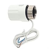 Rehoetom Elektrischer Fußbodenheizungs-Stellantrieb, 230 V Wechselstrom, mit M30 x 1,5 mm Gewinde, 110 N Schub, 3–5 Minuten Laufzeit, normalerweise geschlossen/offen für Heizkörper und Heizsysteme