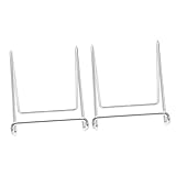 Holibanna 2Stücke Fotorahmen Halterung Robustes Metall Regal Für Tischdekoration Design Für Magazine Erinnerungsstücke Für Zuhause Besondere Anlässe