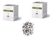 Althaus Doppelset Jasmine Ting Yuan Grüner Tee, 2 x 15 Pyramidenbeutel, Blumiger Jasmintee aus Fujian
