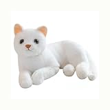 Semazz Plüsch-Katzen-Stofftier, realistisches Katzenspielzeug, Stofftier, niedliches Puppenmodell, lebensechte Katzen, Puppe, Kätzchen, Bauernhoftiere, Spielzeug, Geburtstagsgeschenke für Kinder