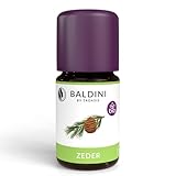 Baldini Zederöl Bio – 100 % naturreines ätherisches Öl aus Cedrus atlantica – demeter-zertifiziert – beruhigend & stärkend – 5 ml