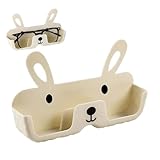 Zegaqae Sonnenbrillen Wandhalterung,Brillenhalter Ohne Bohren | Hängebarer Hasenförmiger Brillenhalter Für Schlafzimmer, Flur, Kleiderschrank, Schminktisch, Badezimmer, Zuhause