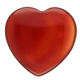 Heilstein Edelstein Herz Handschmeichler heilender Kristall Natürlich (Karneol)