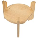 Uonlytech Getränkespender ständer aus Holz Stabiler und Langlebiger Getränkebehälterhalter für Kalte Getränke Vielseitiger Holzständer für Wasserspender Teekannen Blumentöpfe und Mehr für