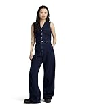 G-STAR RAW Damen Denim Weste , Blau (rinsed D24207-C456-082), M