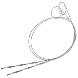 VICASKY 2stücke Grillspieße Aus Für Bratenspieße Und Barbecuespieße Spieße Für Fleisch Und Gemüse Mehrwegspieße Zum Grillen Mit Sicherem Griffdesign