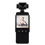 Tosuny 1080P HD Pocket Action Kamera, Handheld Sport Camcorder mit LCD Bildschirm, Körper Kamera mit 360 ° Drehbarem Weitwinkel Objektiv, Bewegungs Erkennung, Schleifen Auf nahme, für