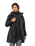 Jack Wolfskin Damen Ottawa Coat, Schwarz, L EU