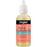 Mylee Mandel Nagelhautöl 50ml, Tiefenfeuchtigkeitsspendendes und pflegendes Nagelhautöl, leicht nach Mandel riechend, enthält Vitamin E & A zur Pflege geschädigter Nagelhaut