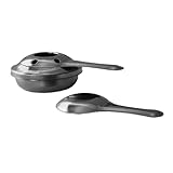 Boska Fonduebrenner/immer die richtige Temperatur/Edelstahl/Silber / 180 x 160 x 40 mm