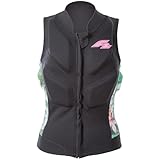 F2 Damen Prallschutz Weste Kite & Surf Weste S Schwarz 2024/25