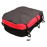 Autodach-Gepäckträger, wasserdichte Dachtasche, 115 x 80 x 40 cm, faltbarer Auto-Topper Gepäck mit Schnallenriemen, Aufbewahrung für die meisten Autos, Winter-Schnee-Regenschutz für Reisen