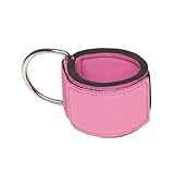 Gogogmee Verstellbare Fitness knöchelmanschetten mit Elastischem Widerstandsband Gepolstert Robust für Beinübungen und Kabelmaschinen für Gym Workouts und Krafttraining